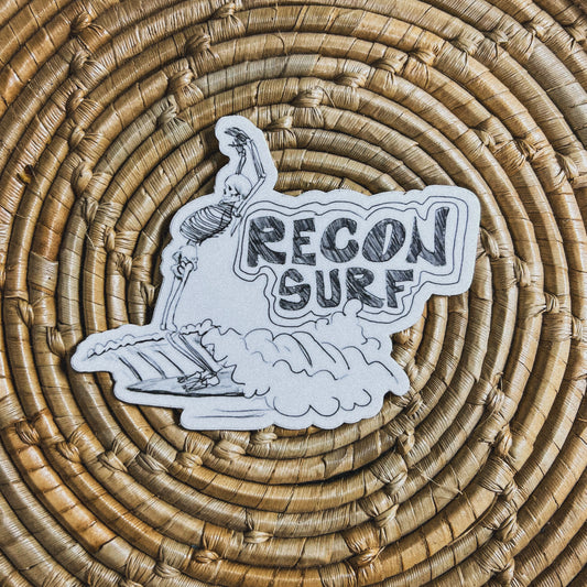 STOKED TO THE BONE - STICKER
