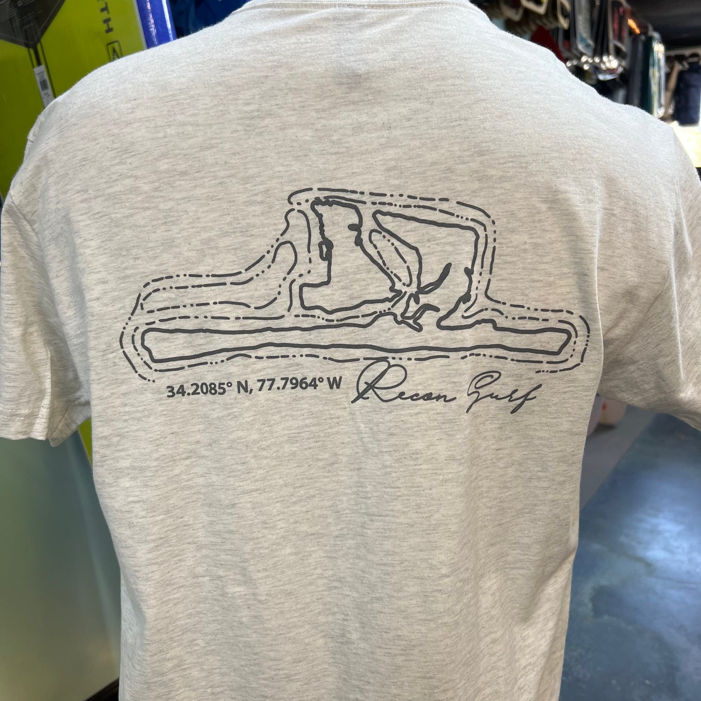 WRIGHTSVILLE MAP TEE