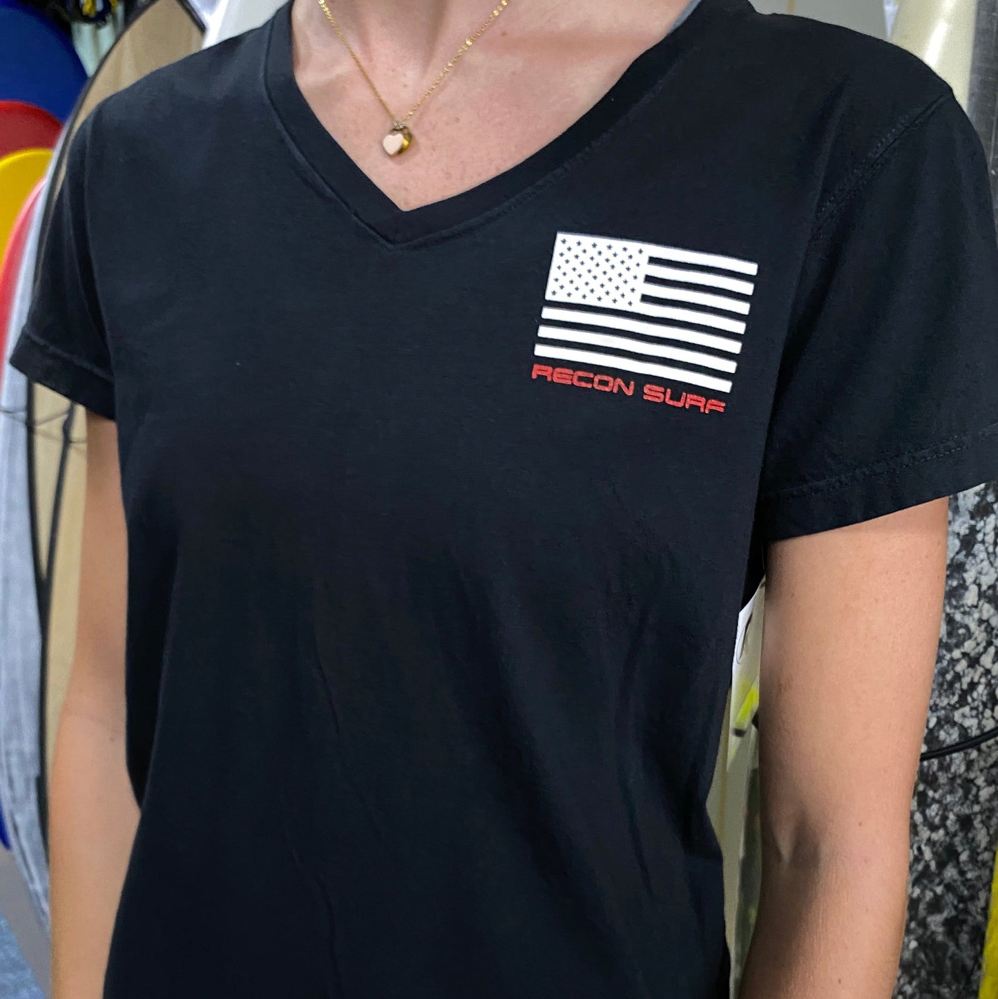 WOMEN'S DON'T SHRED LOGO TEE