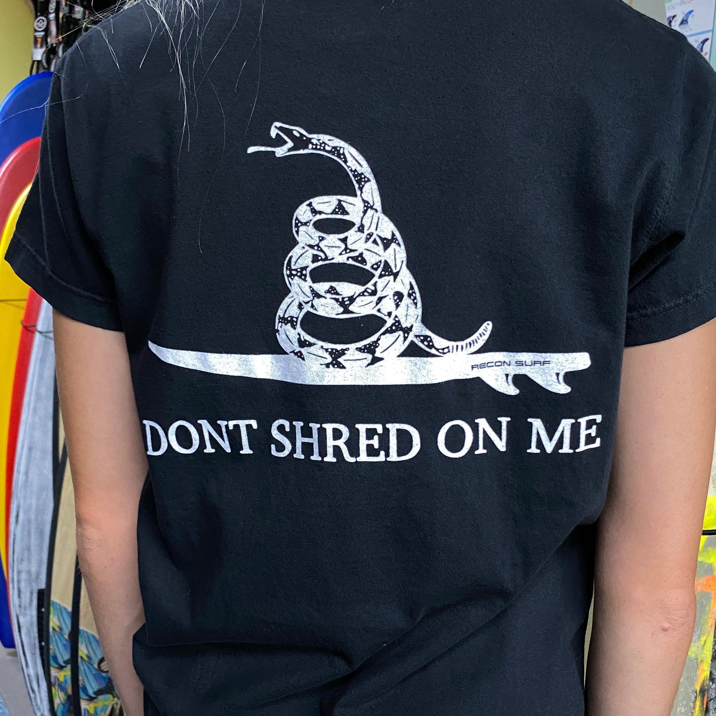 WOMEN'S DON'T SHRED LOGO TEE