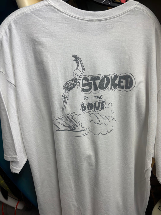 STOKED TO THE BONE - TEE