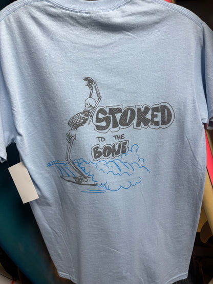 STOKED TO THE BONE - TEE