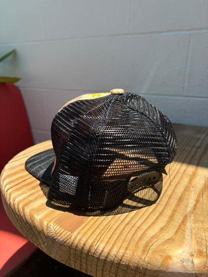 HAWAIIAN FLOWER TEXTURED LOGO HAT