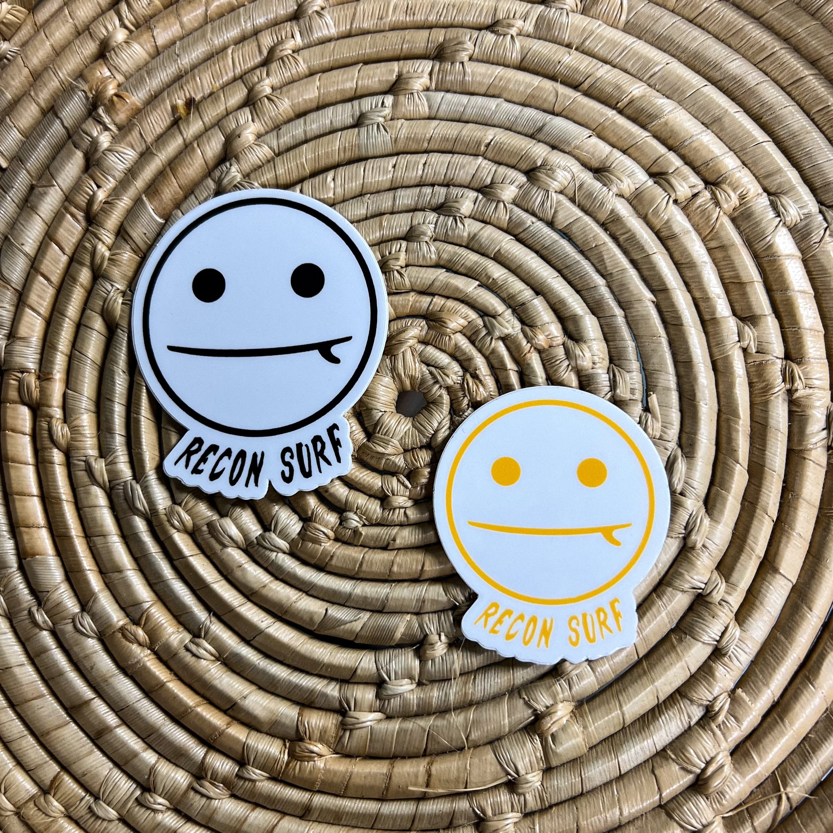 SURFER SMIRK - STICKER – Recon Surf