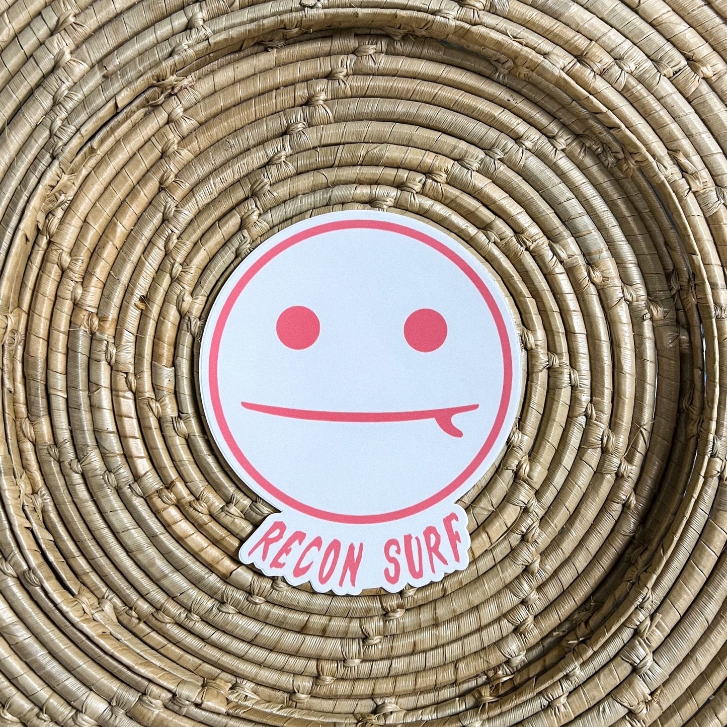 SURFER SMIRK - STICKER