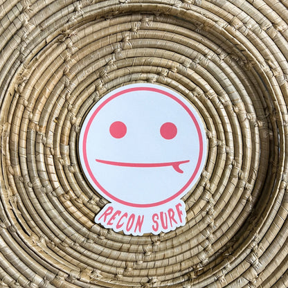 SURFER SMIRK - STICKER